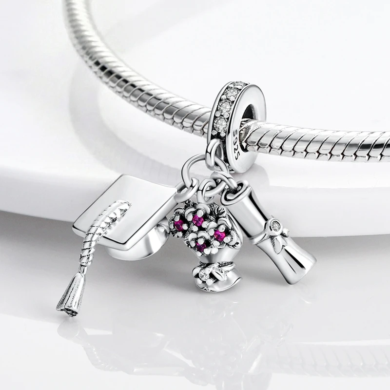 Bestseller 925 Sterling Silber Charms Perlen Anhänger Passend für Original Armband Halskette Charms DIY Damen Mode Schmuckherstellung – Detail 3