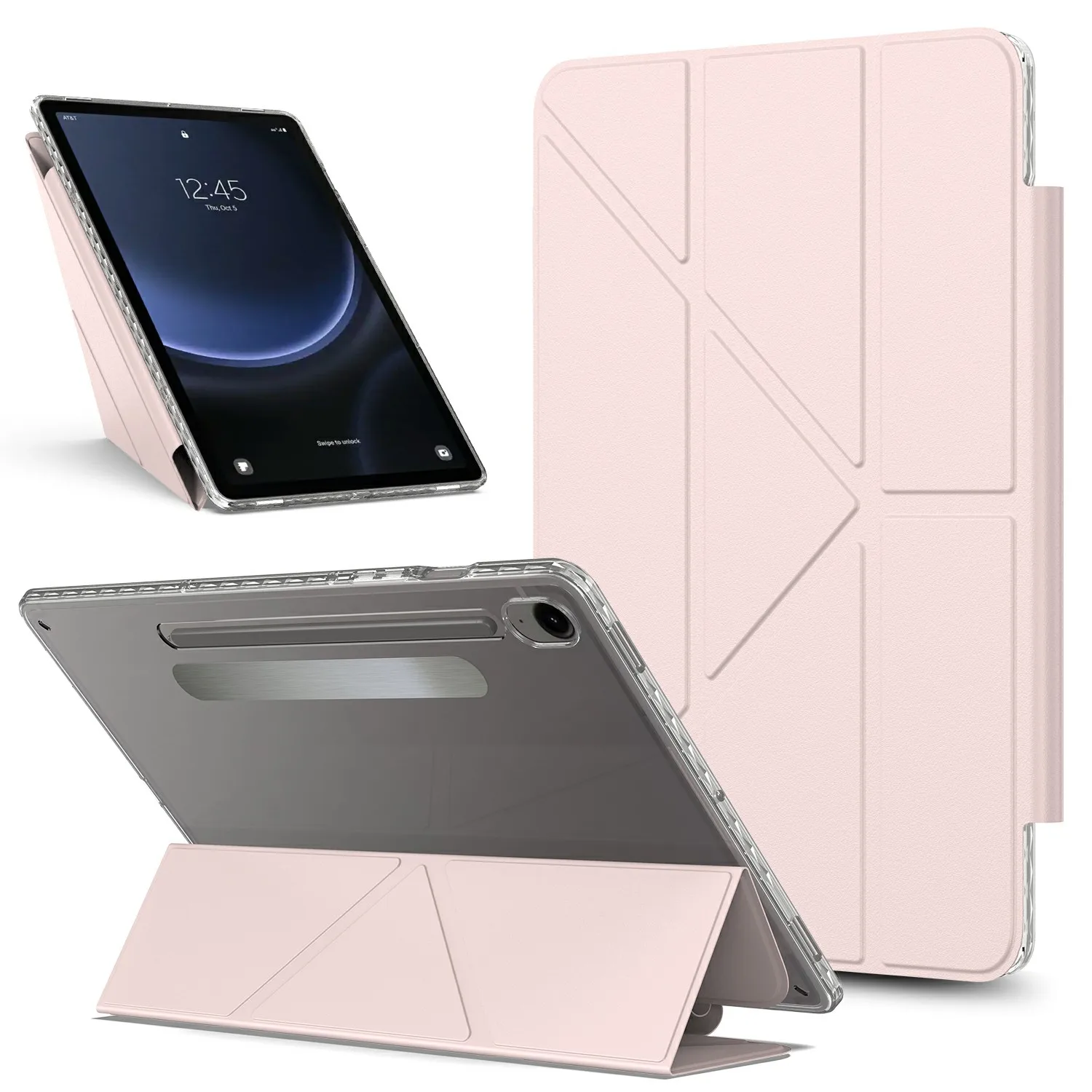 

Tablet Case For Samsung Galaxy Tab S10 Lite / S10 FE / S10 / S9 FE / S9 Stand Magnetic Detachable PU Leather Cover with Auto Wak