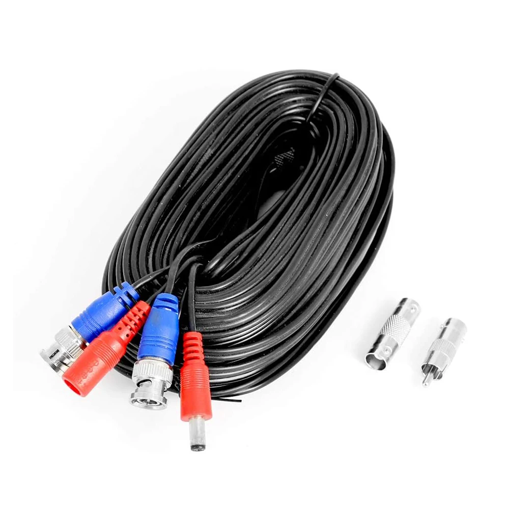 Kabel BNC kable kamera AHD 18M/30M analogowe AHD kamery monitoringu CCTV System DVR akcesoria wyjście DC kabel z wtyczką