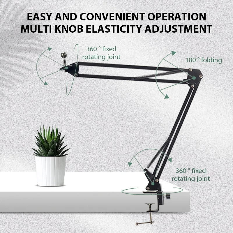 Supporto per microfono da tavolo NB-35 per supporto per microfono Bm800 con staffa a sbalzo Spider universale