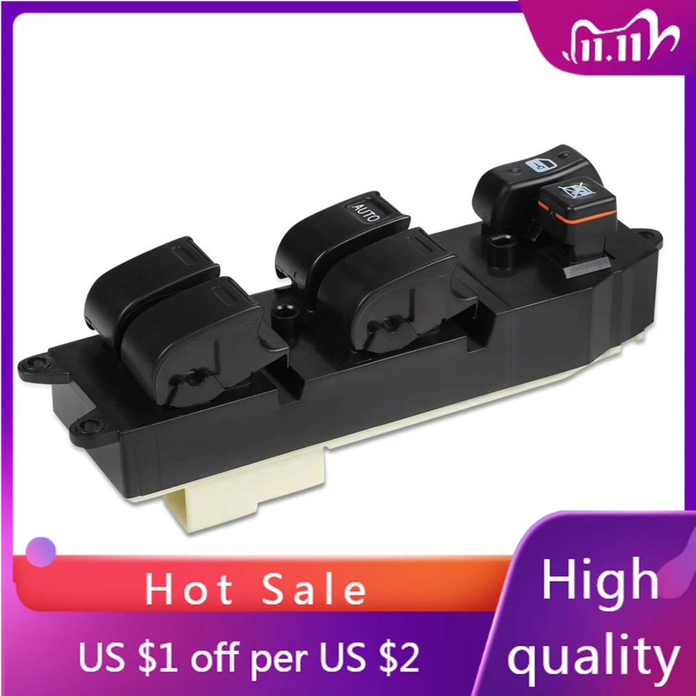 Electric Power Window Lifter Control Switch 84820-60090, 84820-AA011 For Toyota 4Runner 1995 1996 1997 1998 1999 2000 2001 2002