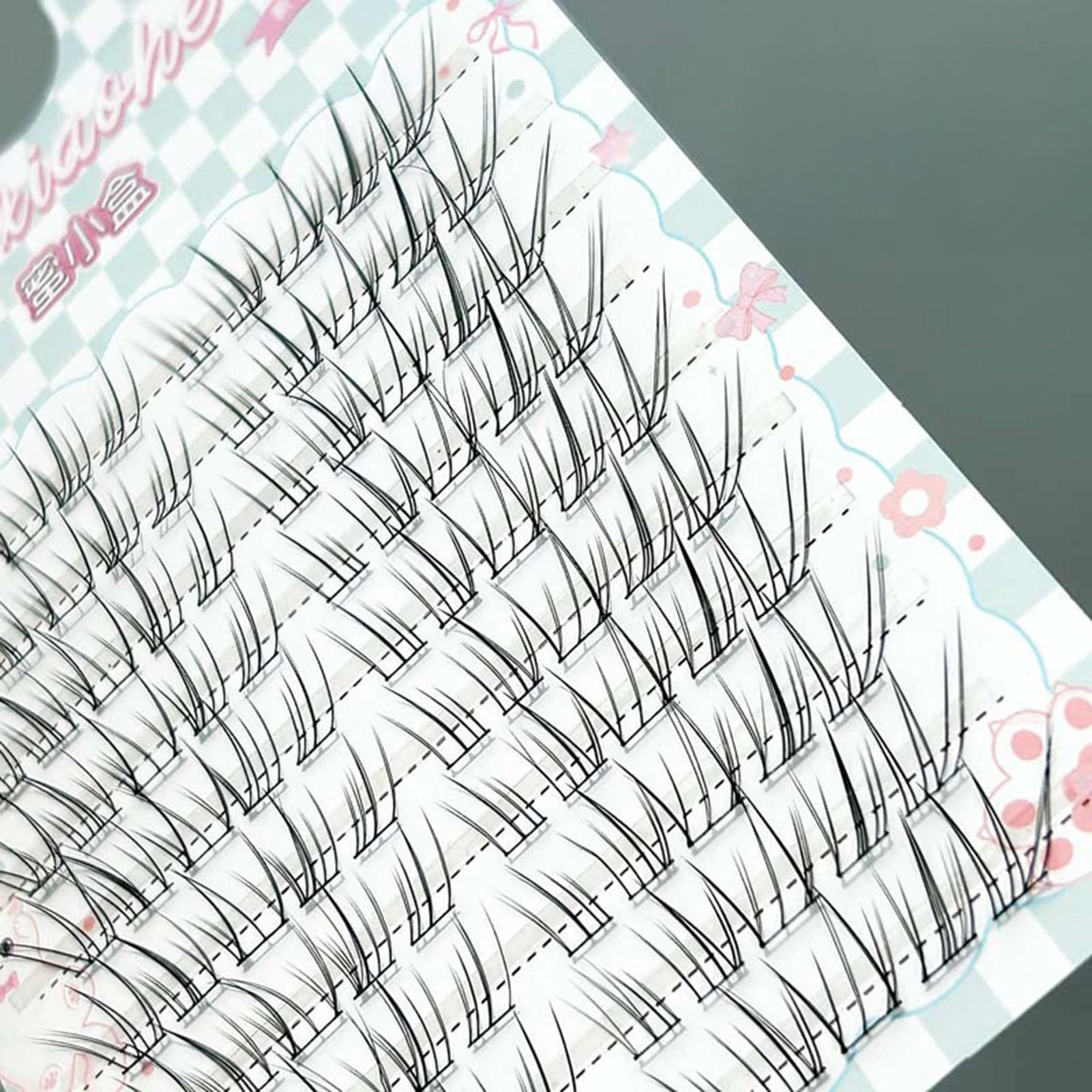 6/10rows Natural Deer Look False Eyelashes 10-12mm Mixed Length C Curl Lightweight Comfortable For Daily Makeup And Photography view 2