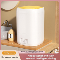 New Mini Underwear Cleaning Machine Dormitory Lazy Artifact Home Travel Essential Socks Baby Clothes Washing Machine Portable