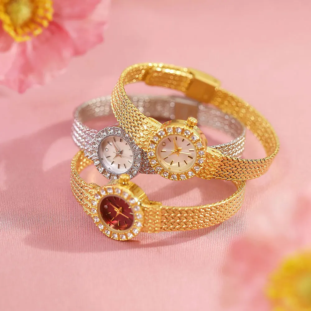 Высококачественные роскошные женские часы, элегантные ювелирные изделия с бриллиантами, кварцевый браслет, наручные часы, подарки для женщин, модные деловые часы 2025 года