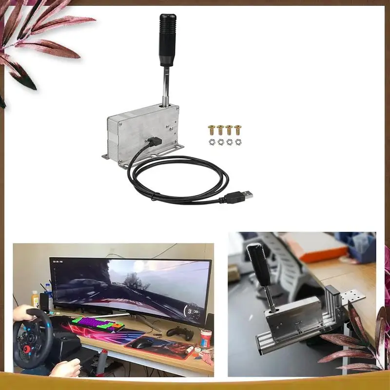 AB59-PC USB ألعاب السباق متتابعة شيفتر H والعتاد التحول سيم ل لوجيتك G25 G27 G29 G920 G923 Thrustmaster T300RS/GT T500 جزء