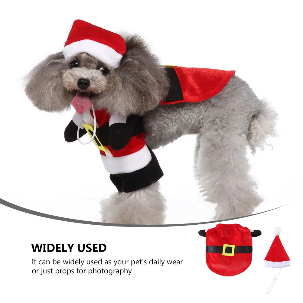 

Funny Dog Clothes Pet Costume Sweater Comfortable Material Halloween Christmas Party Wear Role Play Clothing Polyester Dog