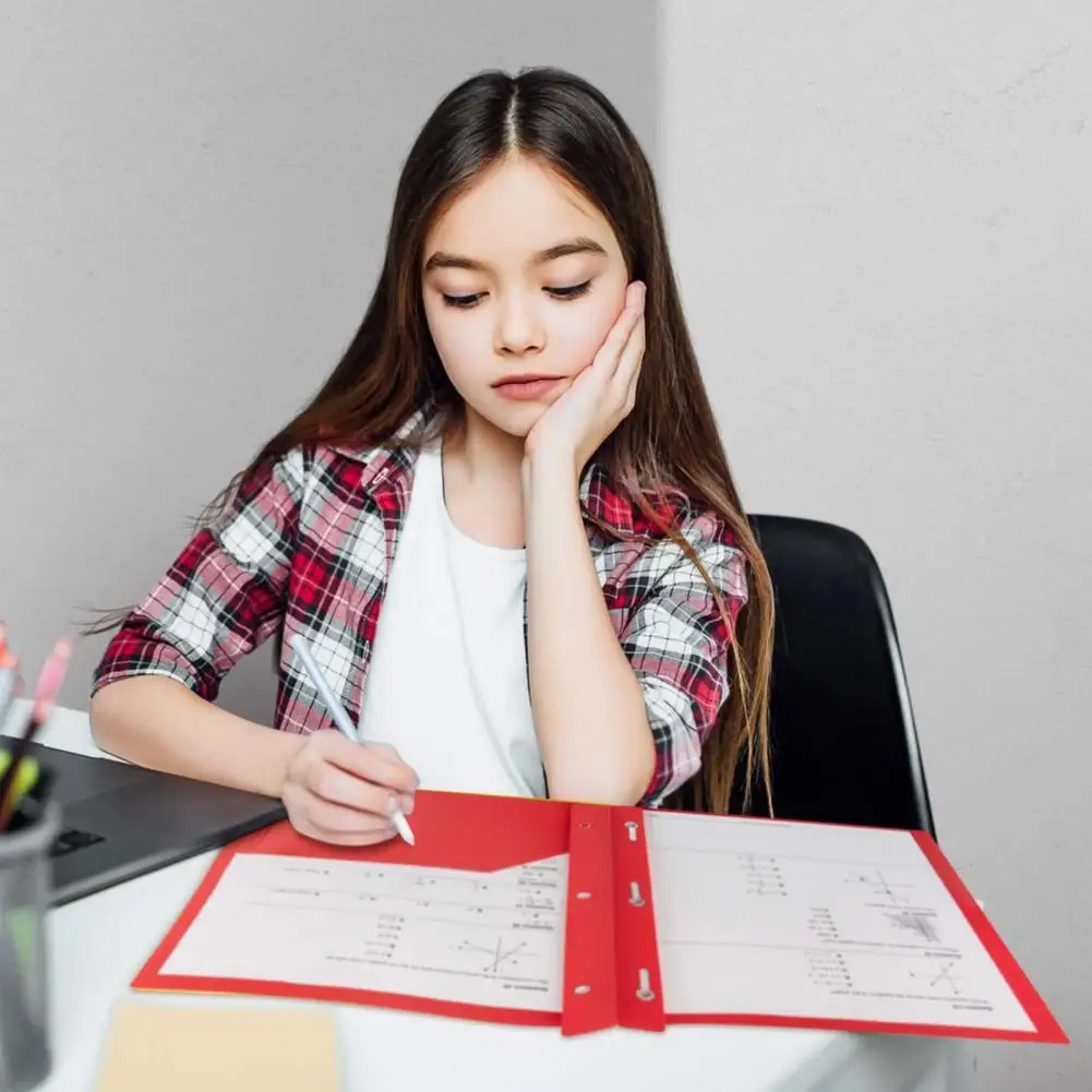 8Pcs Folder Office Bill Storage Portable Official Document Sales Manager Folder Business Plastic Folders Versatile File Bags