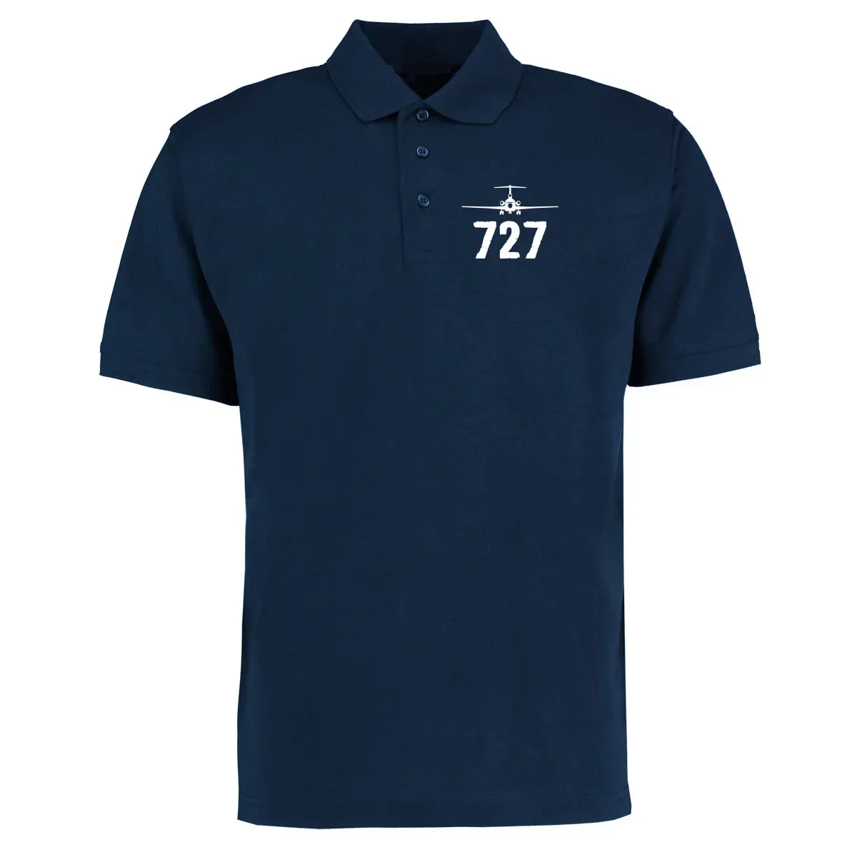 The 727 Aviation Pilots Cotton Men Polo Shirts Men Clothing Casual T-Shirts Tops Tees