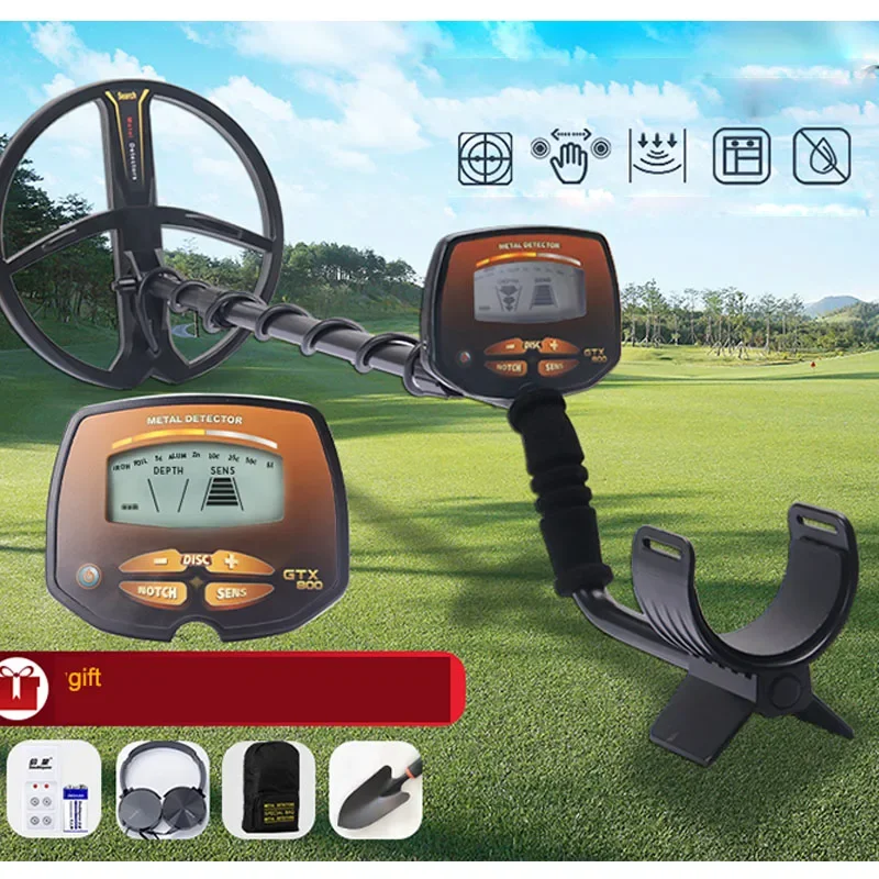 

Metal Detector Outdoor Underground Treasure Hunter Gold Silver Dollar Copper Coins Ancient Coins High-precision Handheld Visual