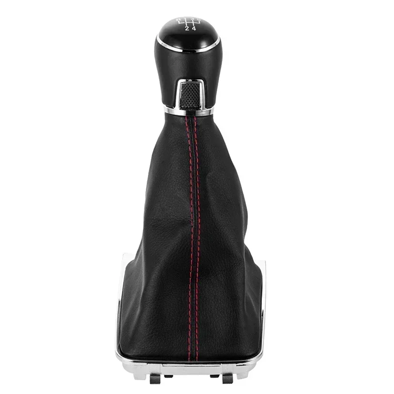 Leather Gear Shift Knob For Volkswagen VW Golf 7 MK7 2013-2018 Lever Dust Boot Cover Manual 5 6 Speed Interior Replacement Part