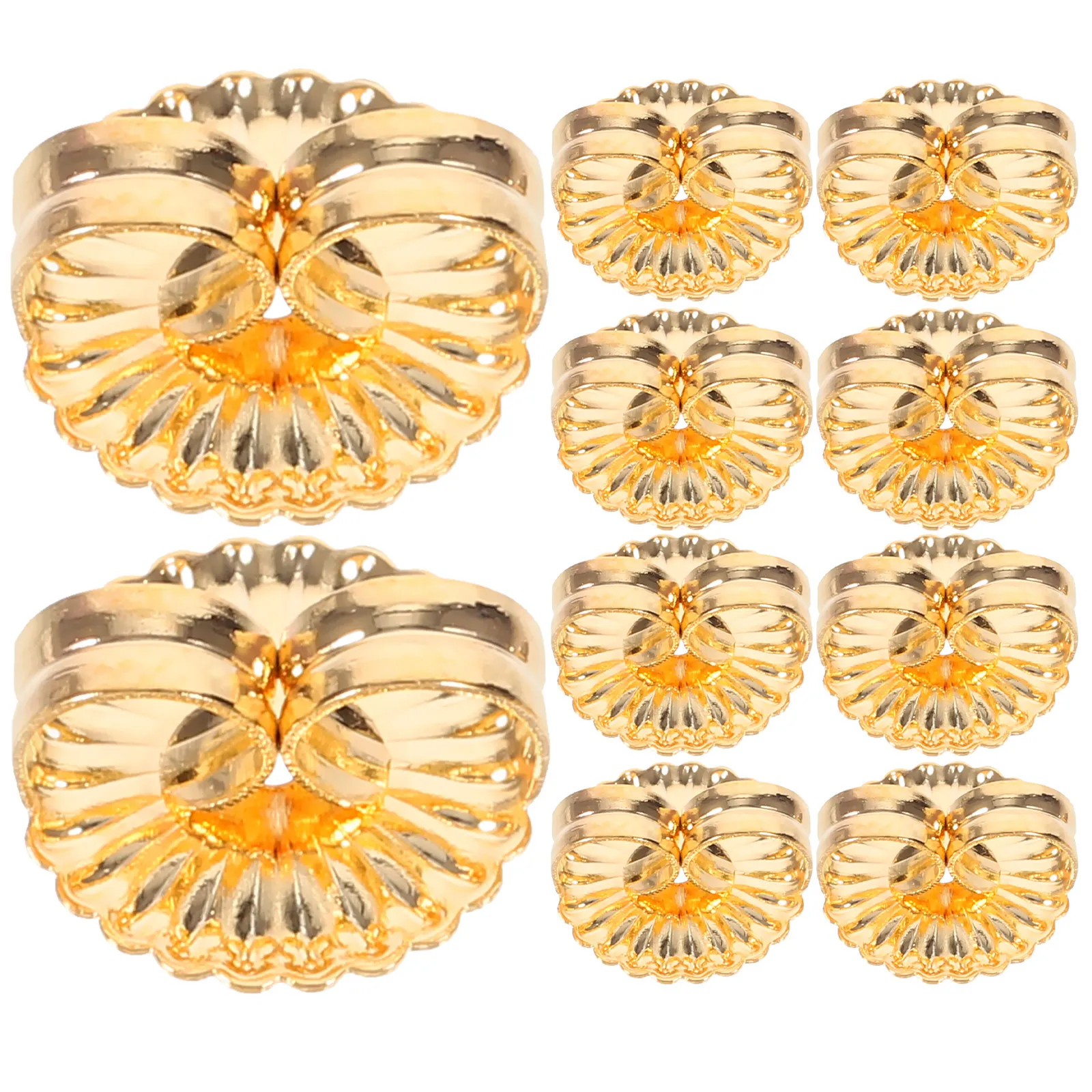 20Pcs Copper Earring Backs Protective Secure Earring Stoppers for Studs Heavy Earrings DIY Jewelry Accessories