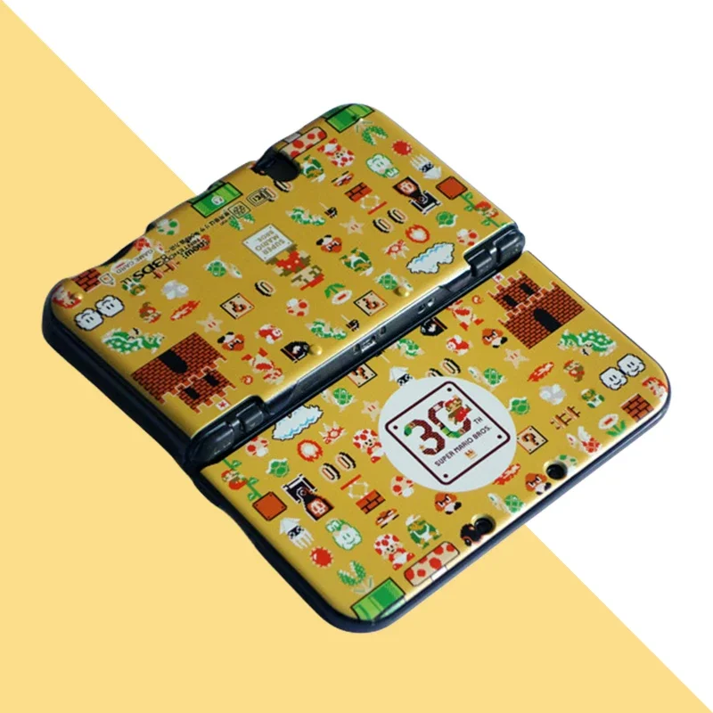 ملصقات كرتونية سوبر ماريو لنينتندو 3DS LL أنيمي الشكل الفينيل الغطاء الواقي مقاوم للماء ملحقات وحدة التحكم في الألعاب