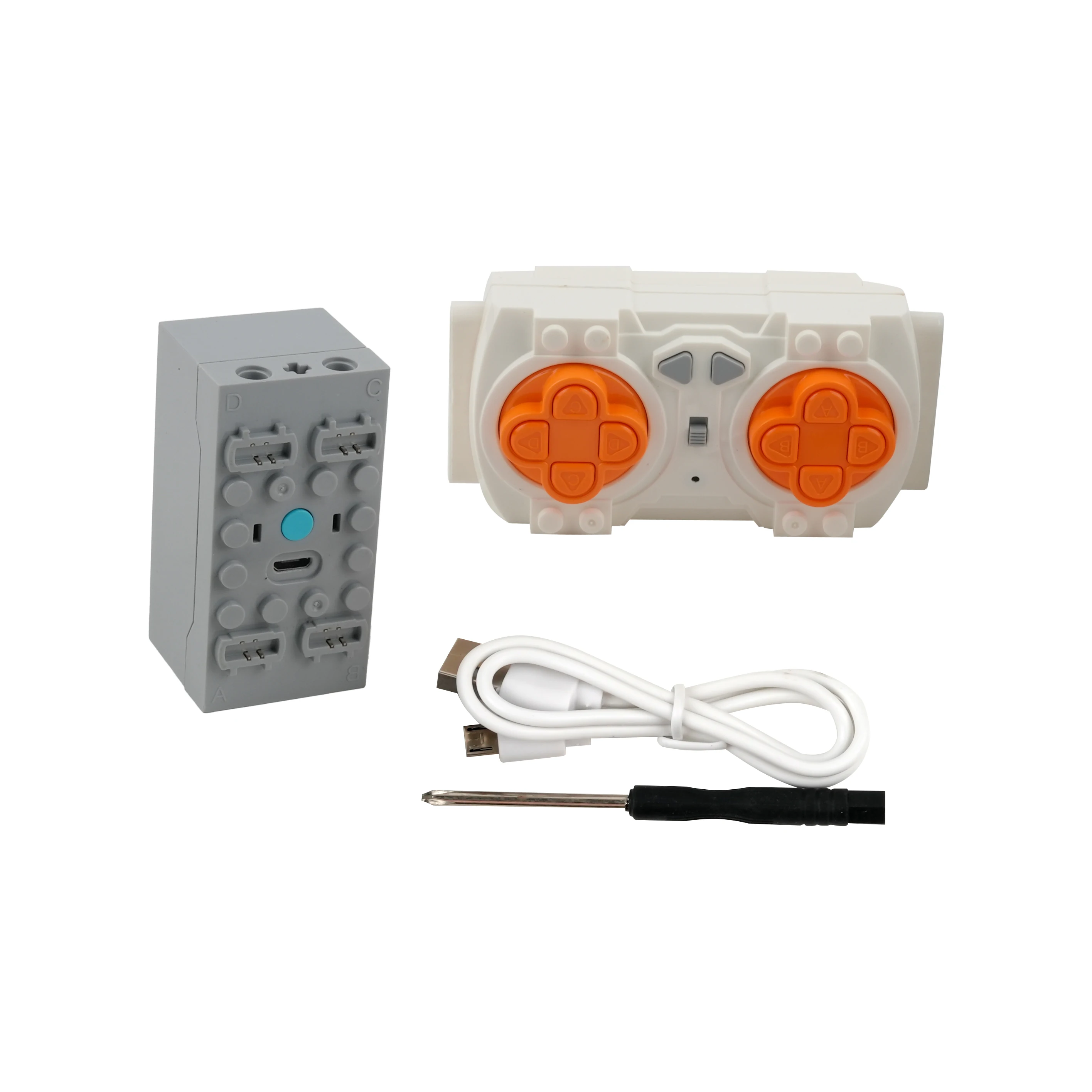 Set di Blocchi da Costruzione con Telecomando, Batteria Ricaricabile, Controllo Velocità Motore Bluetooth, Programmazione APP, Modifica PF