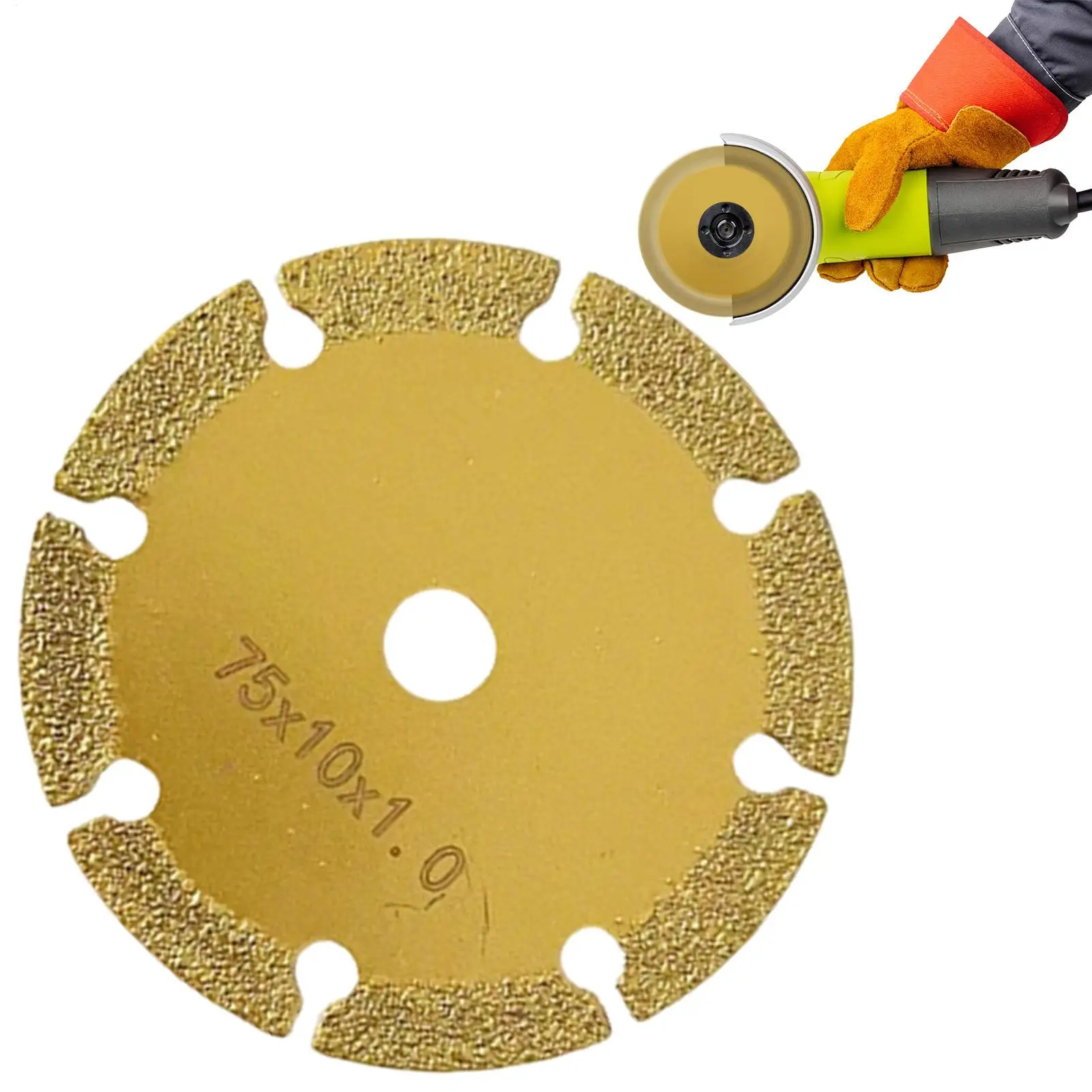

Angle grinding wheel 3 Inch Metal Heavy Duty Attachments Cut Off Wheel for Metal Concrete Stone Tile Paint Steel Carbon Ceramic