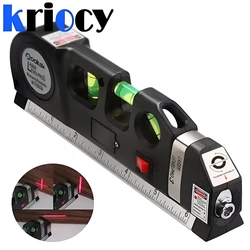 Home Multi-function High Precise Laser Leveling Instrument with Steel Ruler Cross Straight Line Laser Level Measuring Tools