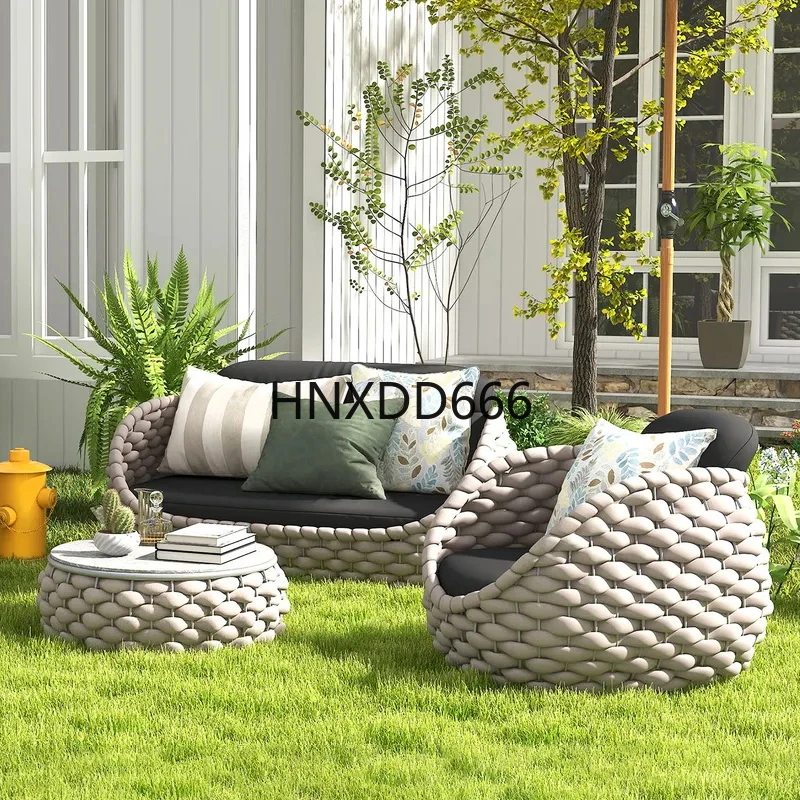 Outdoor sofa casual combination rattan sofa