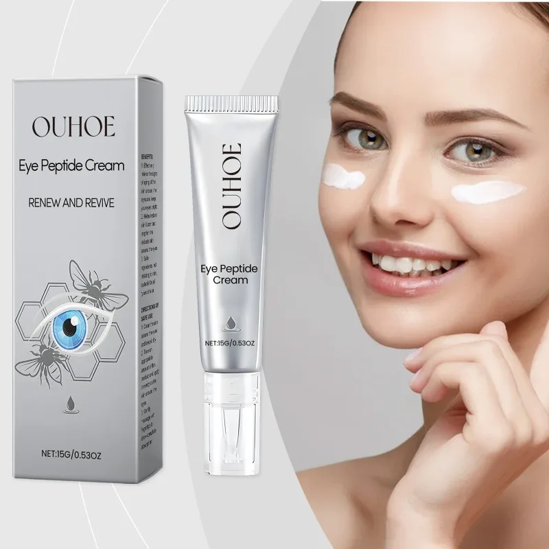 Eye Peptide Cream Firming Moisturizing Relieve Dry Swollen Red Bloodshot Lmprove Overall Eye Health Applies Massage Care Cream