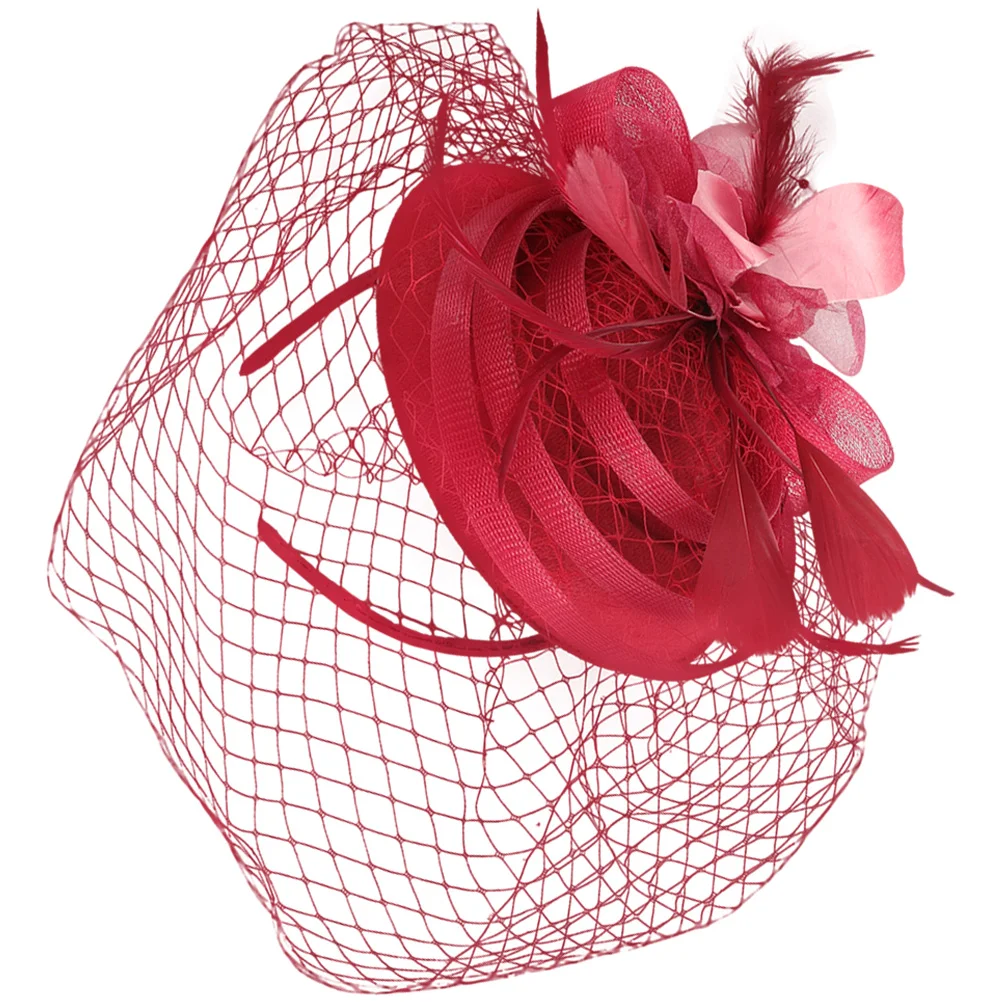 

Fascinators for Women Tea Party Hat Bridal Hair Accessories Headdress Headb Removable Clip Suitable Halloween Photography
