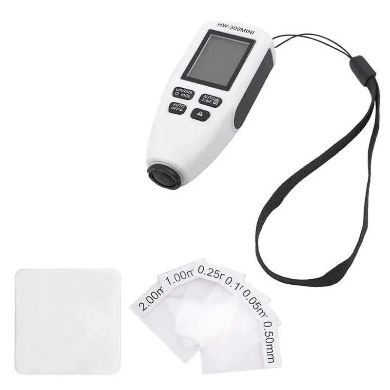 

AEE4-1 PCS White Paint Thickness Gauge Digital Meter Car Coating Thickness Meter For Automotive Coating