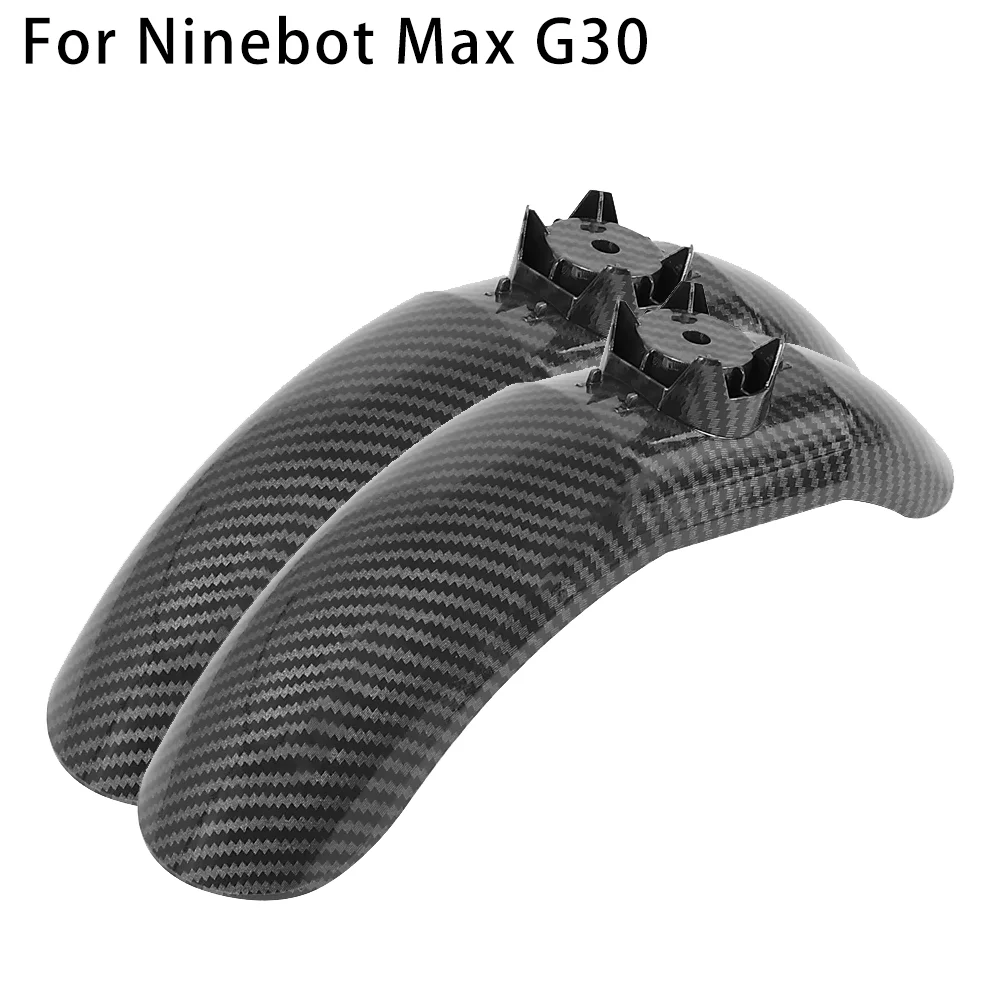 

Для Ninebot Max G30 переднее крыло из углеродного волокна, аксессуары для электрического скутера, брызговик, колеса, брызговики, детали