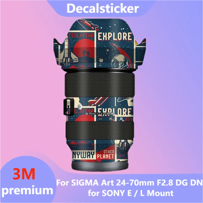 

Защитная пленка для SIGMA Art 24-70 мм F2.8 DG DN для SONY E / L с креплением на кожу, защитное покрытие 24-70 F/2,8 DGDN