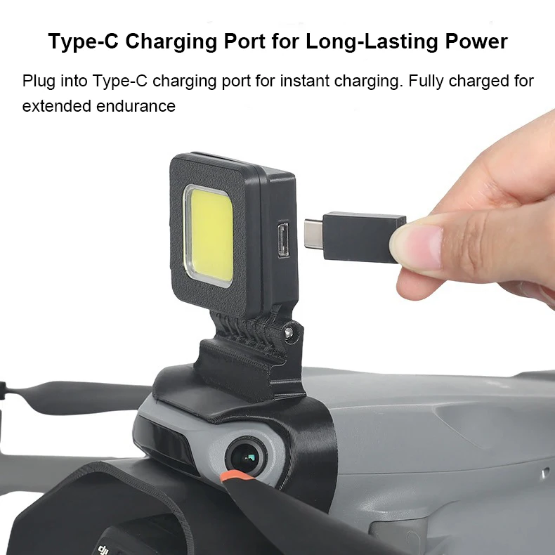 

LED Navigation Light & Camera Guard for DJI AIR 3S,2-in-1 Anti-Collision Protective Cover with 3 Lighting Modes for Night Flying