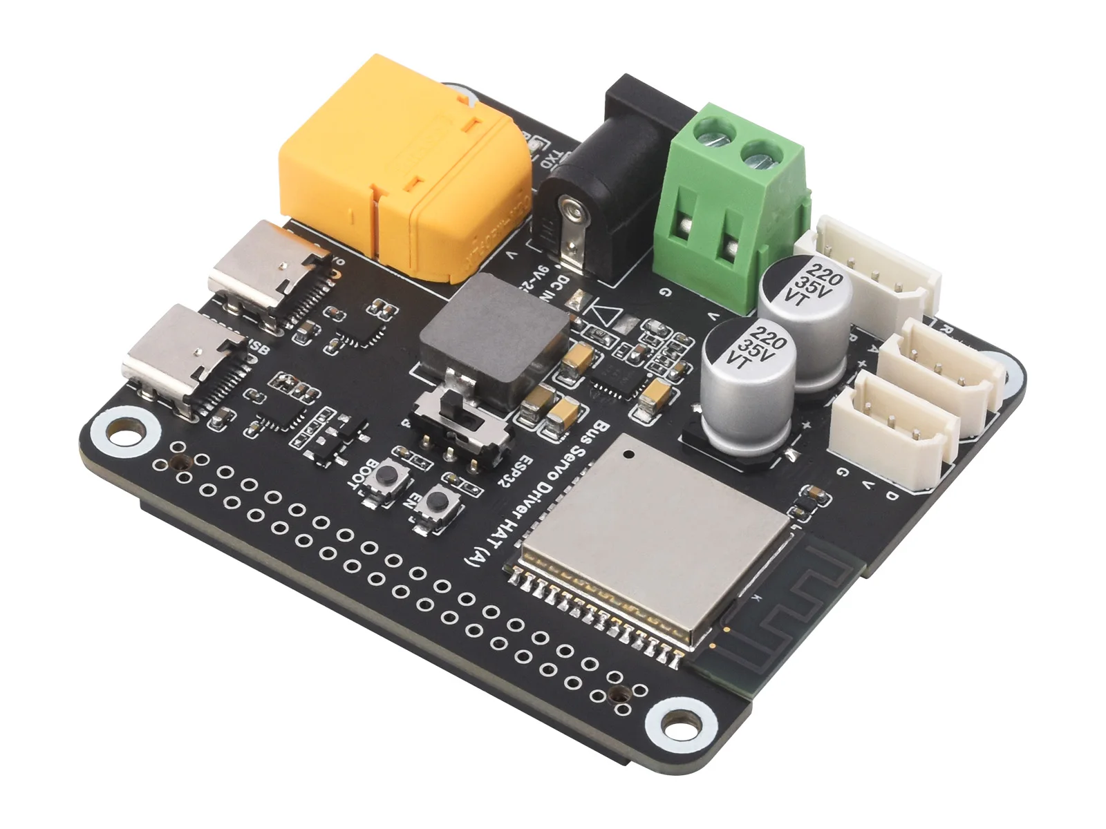 Imagem -02 - Waveshare-serial Bus Servo Driver Hat Integra Esp32 e Servo Control Circuit Adequado para st e Rsbl Series