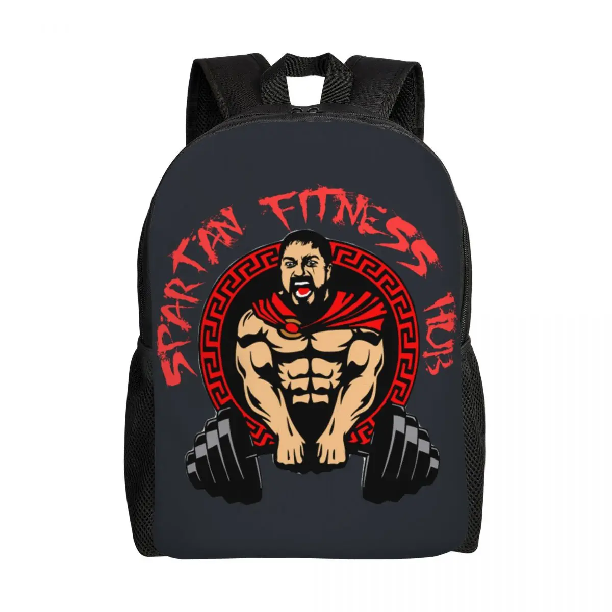 

Индивидуальные Спартанские рюкзаки для спортзала, бодибилдинга, фитнеса, школы, колледжа, дорожные сумки для женщин и мужчин, сумка для книг, подходит для 15-дюймового ноутбука