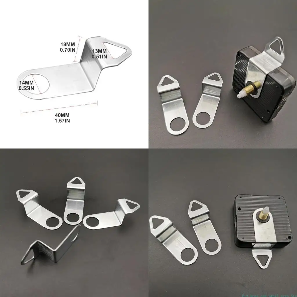 581C Wall Clock Metal Hooks 20pcs/set Watch Mechanism Movement Interior Parts