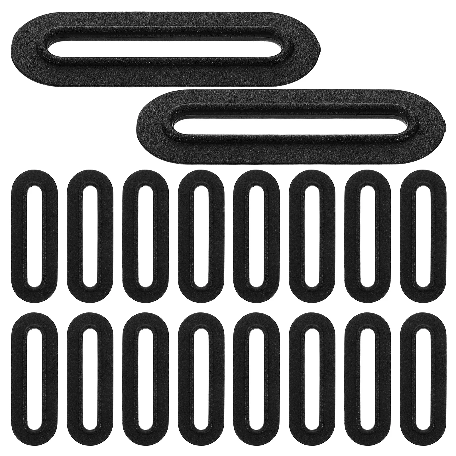 

20Pcs Coin Bank Slot Plastic Oval Buckle Replacement DIY Coin Insertion Slot for Crafts Vending Equipment System