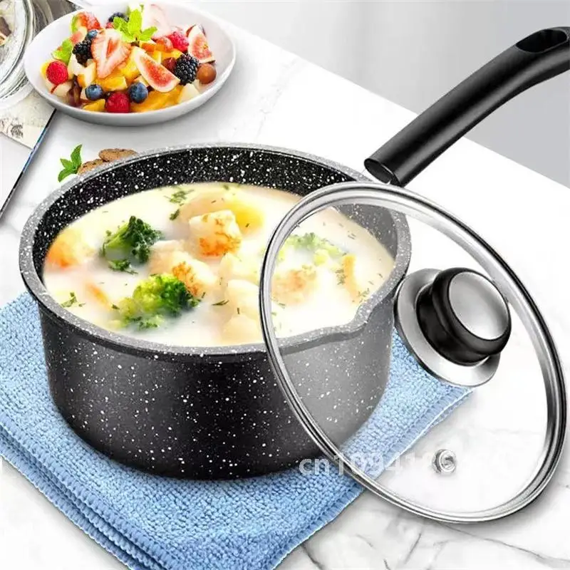 Utensilios de cocina antiadherentes de granito Maifan, olla de cerámica, cacerola para cocinar, cazuela, utensilios de cocina de inducción, olla para hervir la cocina