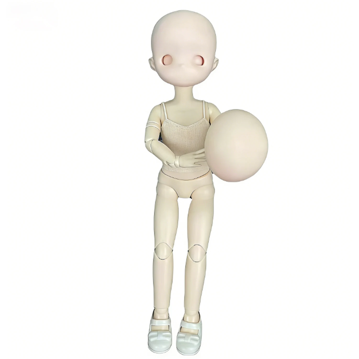 1/6 BJD Doll No Makeup Elf Anime Doll Lovely DIY Practice Makeup Model Doll Gifts
