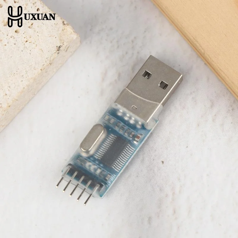 【Nieuw】PL2303HX USB Naar TTL Converter Adapter Module Microcontroller Borstel Machine Board Auto Converter Module DC 3.3V 5V