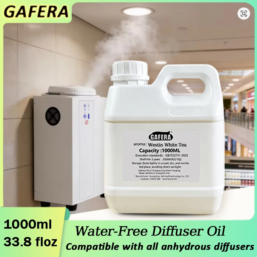 1000ml hotel aroma oil refill, suitable for hotel diffusers, with multiple scents such as All season Zen tea, Reverse Paris, etc