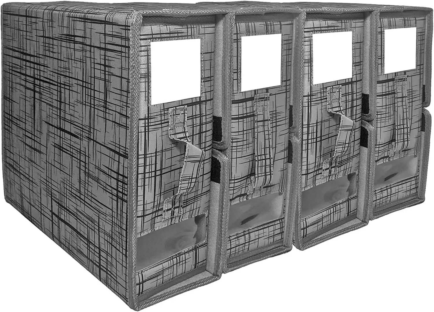 

2/4 Pa Bed Sheet Organizers And Storage , Linen Foldable Bed Sheet Storage Box, Under Bed Storage Bins Storage Container With