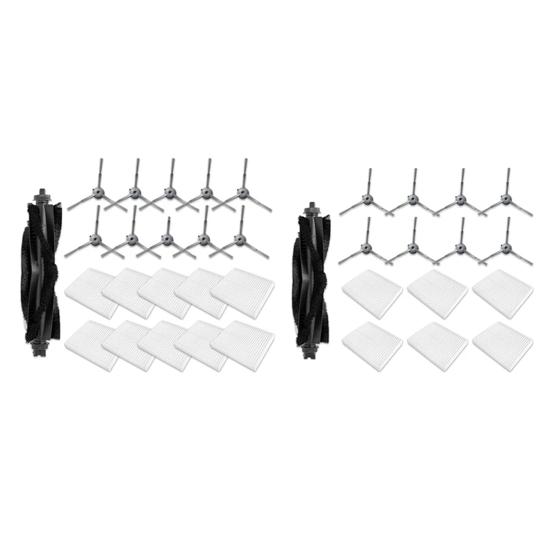 Kit de piezas de repuesto para aspiradora híbrida Eufy Clean L50, L50 SES, L60, L60, piezas de aspiradora, cepillo lateral de rodillo, filtro Hepa