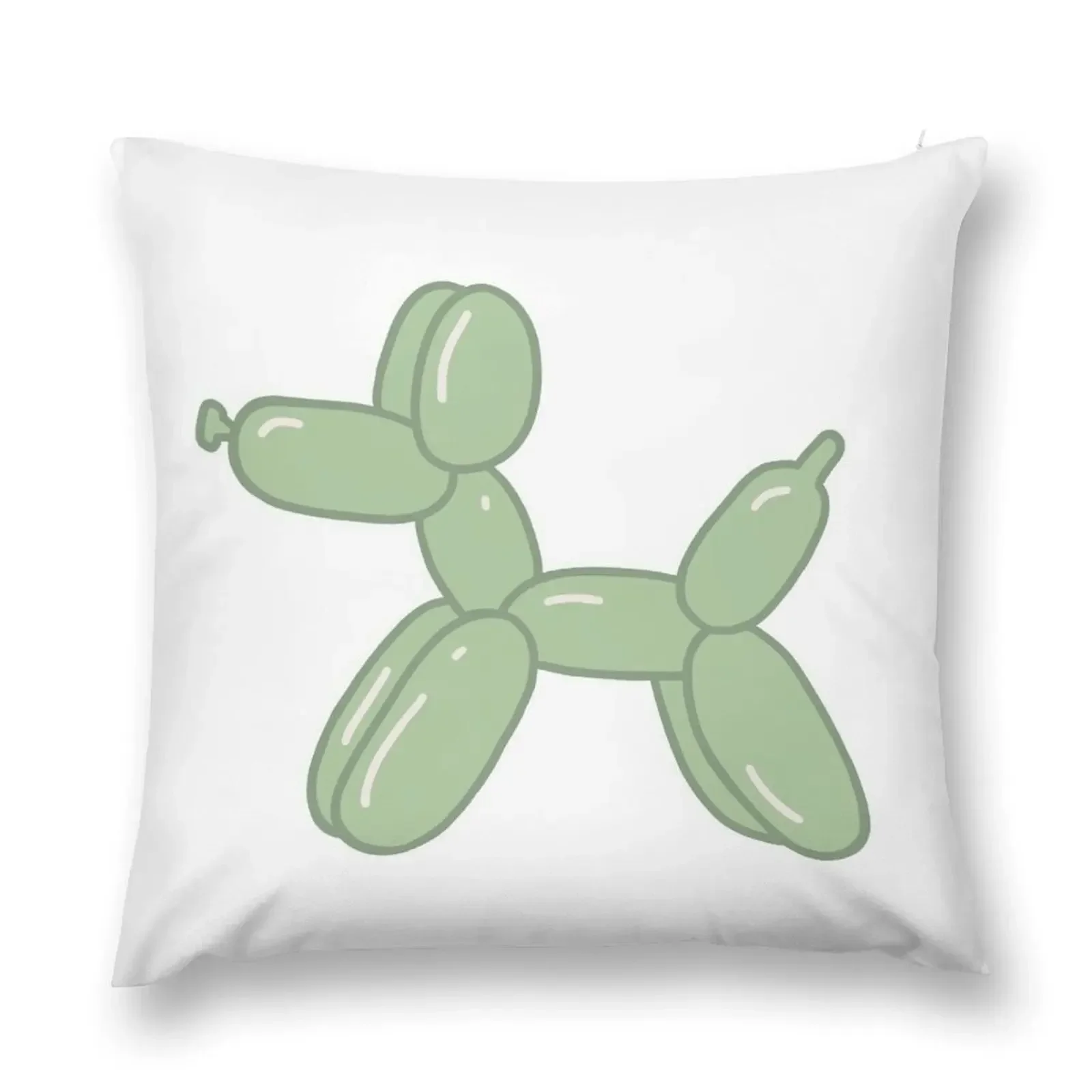 

Green Balloon Dog Throw Pillow Luxury Sofa Cushions Christmas Covers Pillow Case autumn decoration pillow