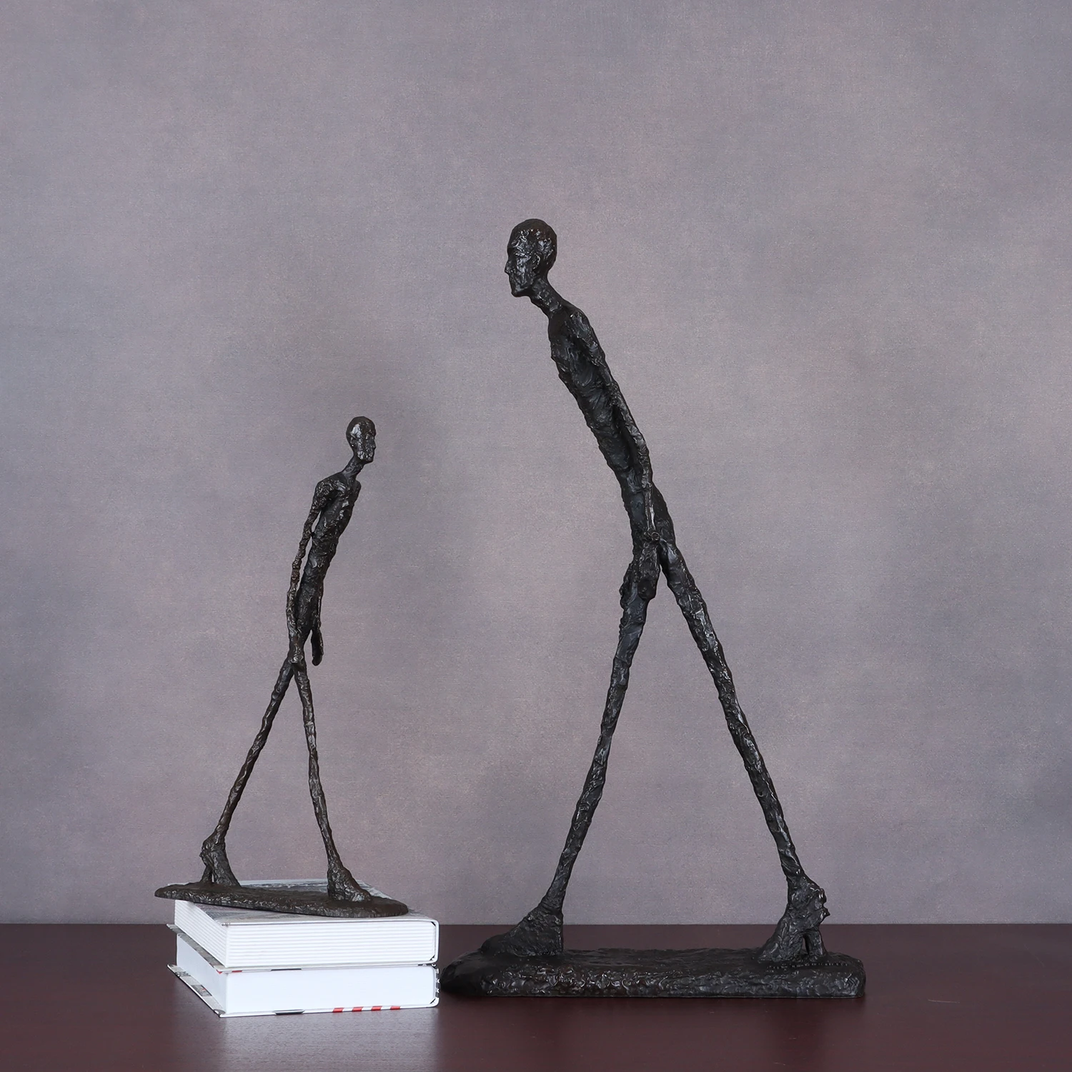 Giacometti Sculpture Bronze Walking Man Statue Replica Famous Abstract Skeleton Collection Copper Figurine Art Crafts Home Decor - Image 5