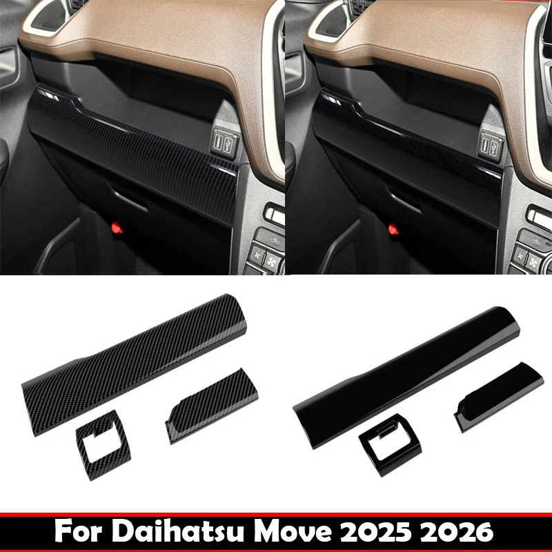 

RHD для Daihatsu MOVE 2025 2026, передняя приборная панель, центральная панель, полоса Copilot, защита от воздушных условий, крышка приборной панели