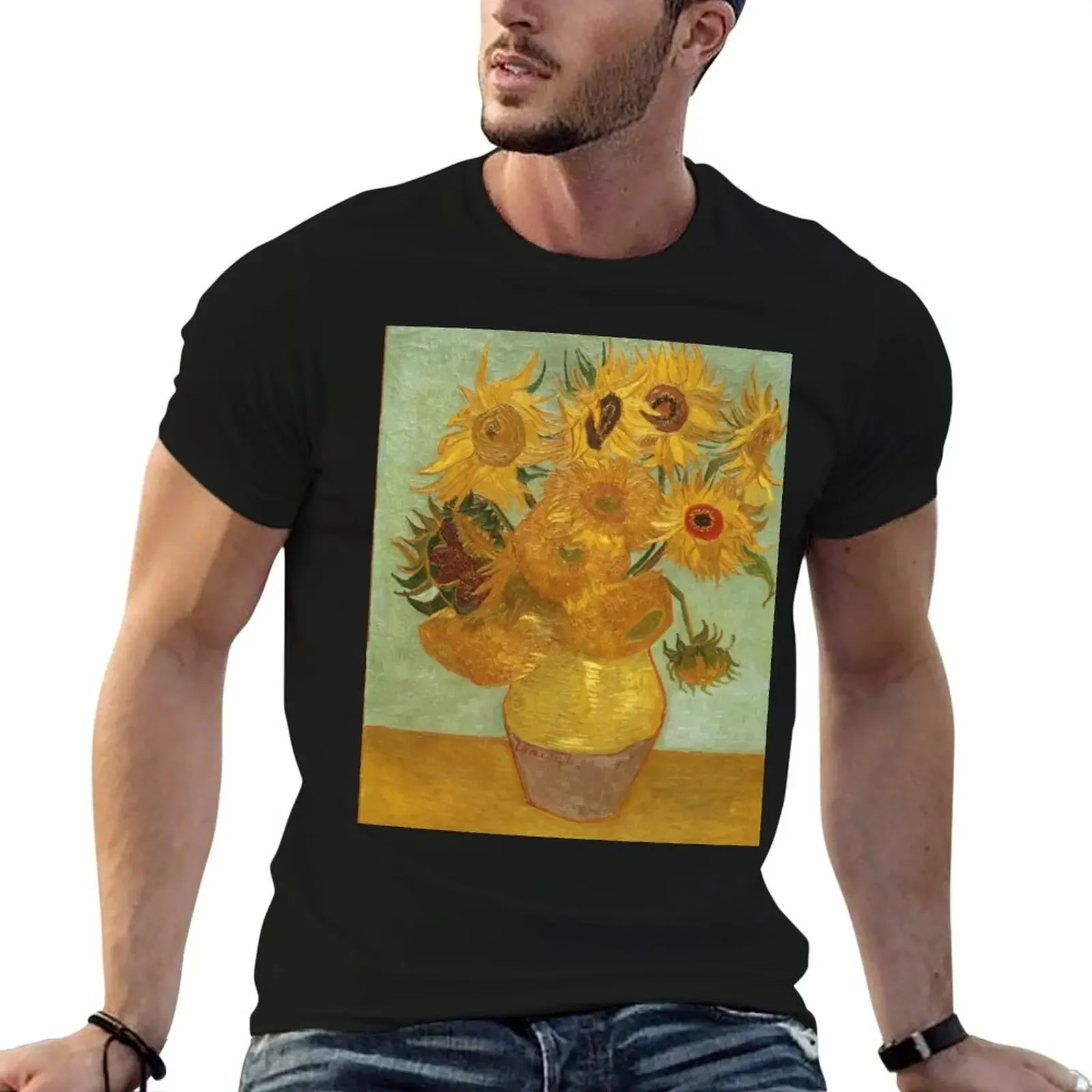 Sunflowers T-Shirt graphics tees custom shirt Blouse compression shirt men