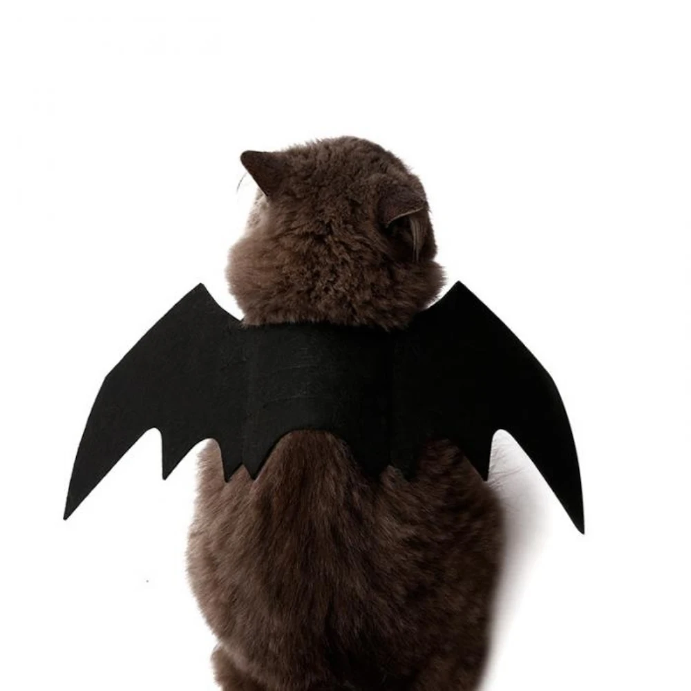 New Pet Dog Cat Bat Wing Cosplay Prop Halloween Fancy Dress Costume Outfit Wings Costumes Photo Props Headwear