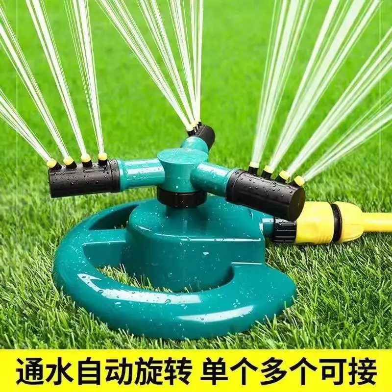 360Degree Rotating Water-Spray Sprinkler Vegetable Garden Automatic Watering Sprinkler Landscaping Spray Header Roof Sprinkler