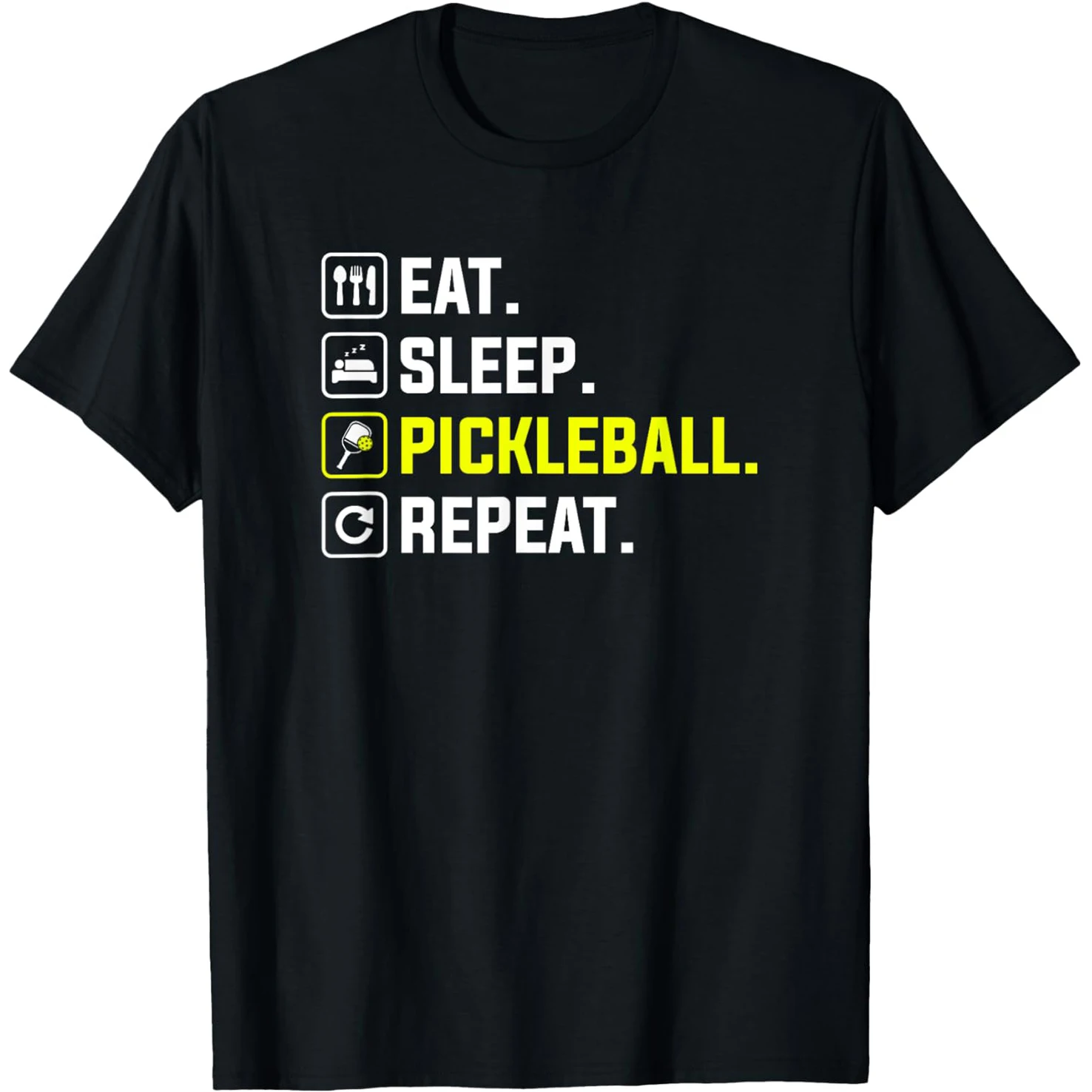Kein Pickleball heute Lustiges trauriges Pickleball-Witz-T-Shirt für Herren Humor Streetwear T-Shirt Kurzarm Unisex Lockere Kleidung – Detail 2