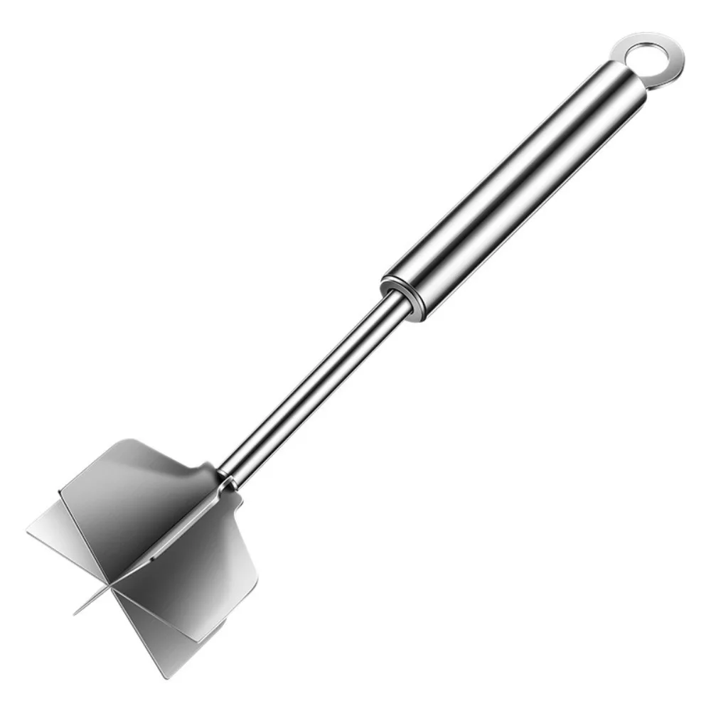 

304 Stainless Steel Stainless Steel Meat Chopper Long Handle Comfortable Grip Potato Masher Hanging Heat-resistant Meat Shredder