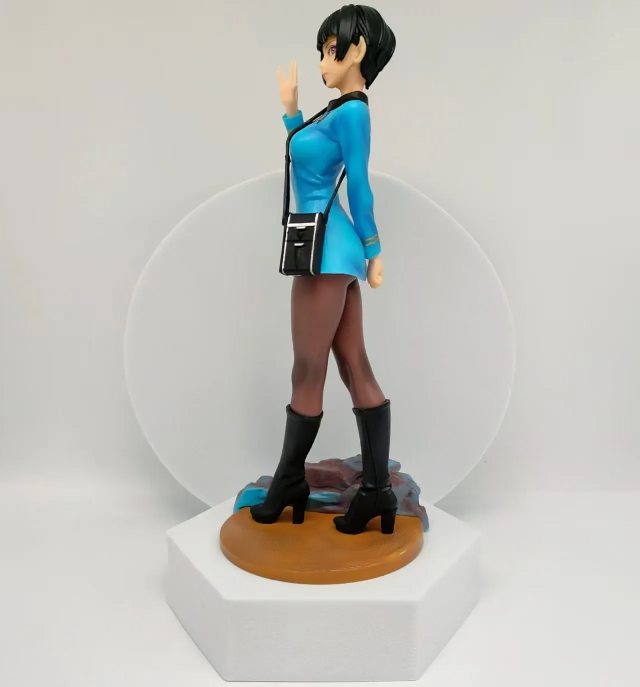 20 cm Star Trek Bishoujo Vulcan Wetenschap Officier Anime Meisje Figuur Commando/Medische Officier Action Figure Collection Model pop Speelgoed
