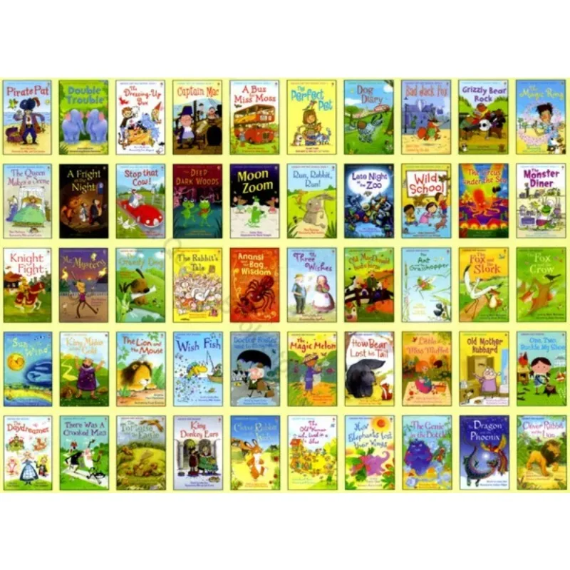 The Usborne Reading Collection Library, Inglês Picture Book, Learning Education, Help Children Grow As A Reader, 1 °, 2 °, 3 °, 4 °