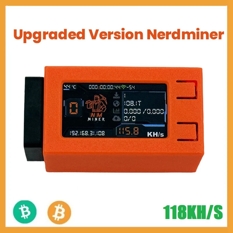 MAKE Upgrade-Nerdminer-118KH-S-1.91Inch-Color-Screen-With-Cooling-Fan-BTC-Solo-Lottery-Miner-Bitcoin-BTC-Miner-Nerd-Miner