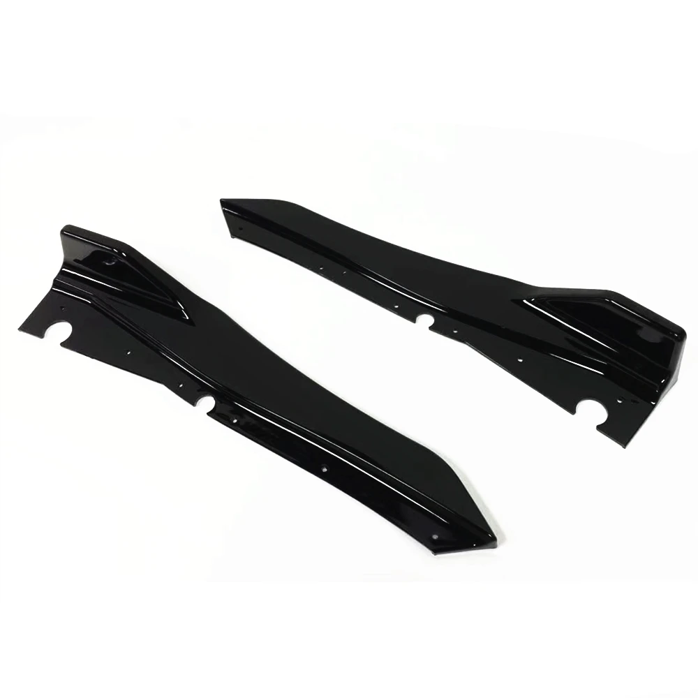 Rear Bumper Side Corner Splitter Cover Guard Lip Spoiler For Infiniti Q50 2018-2022