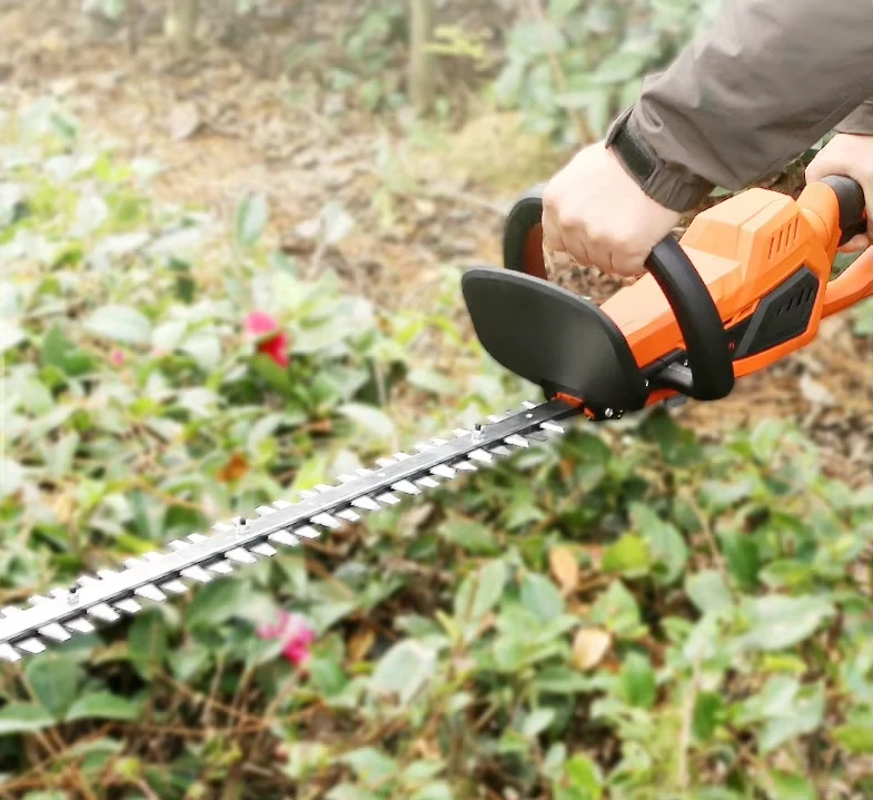 أداة الحديقة مفتاح أمان مزدوج أداة تشذيب التحوط الكهربائية المحمولة