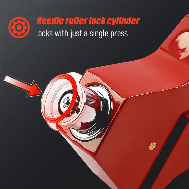 Motorcycle/bike Handlebar Lock Handlebar Brake Handle Solid Lock Imitating Steal Lock Pull Rod ATV Dirt Street Bikes Anti Theft
